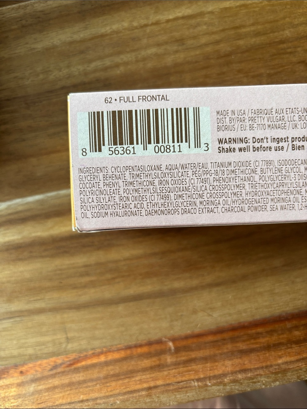 Pretty Vulgar Cool AF Lava Water Foundation #62 Full Frontal NEW - Picture 5 of 5